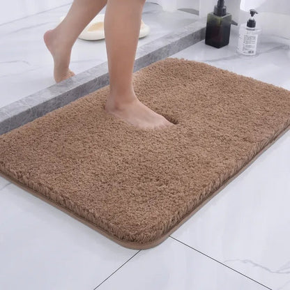 Soft Anti-slip Bathroom Mat Quick Dry Microfiber 50x80cm