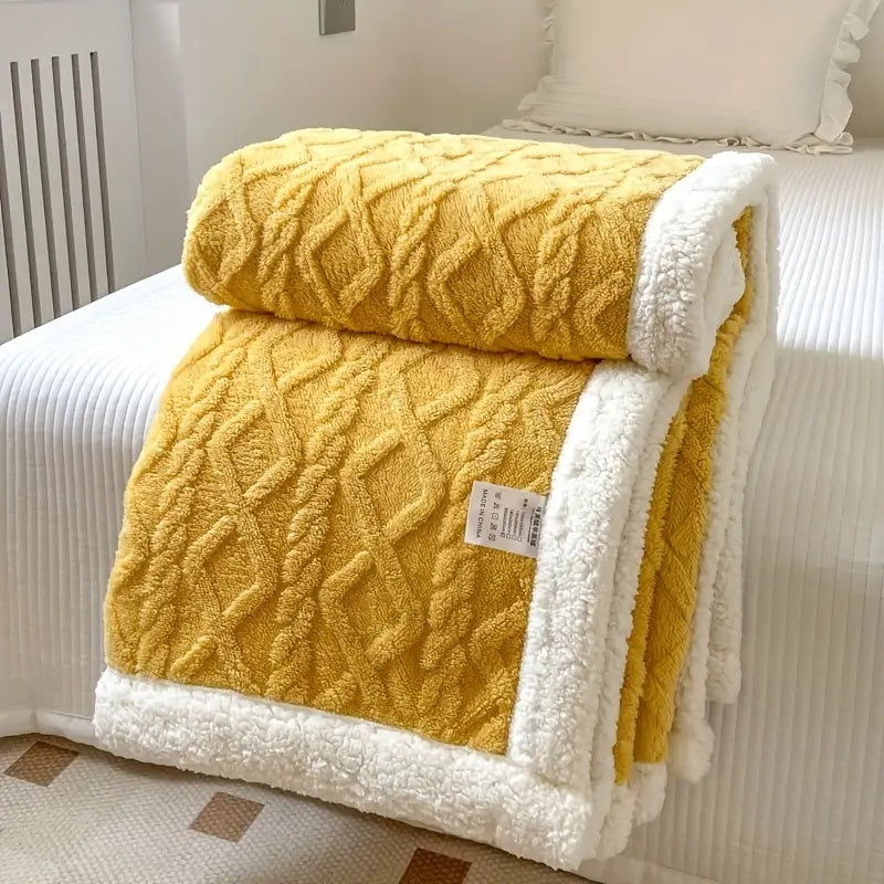 Soft Plush Reversible Indoor Outdoor Blanket