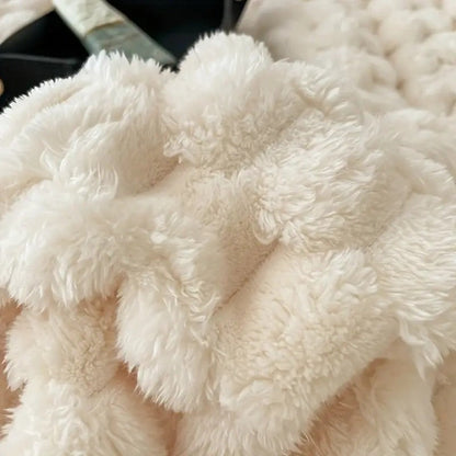 Plush Sherpa Fleece Throw Blanket for Cozy Nights