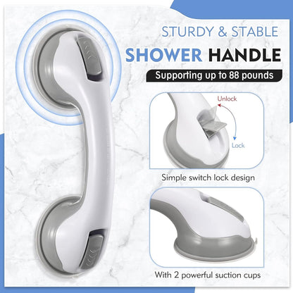 Easy Grip Shower Handle Non Slip Bathroom Support Bar