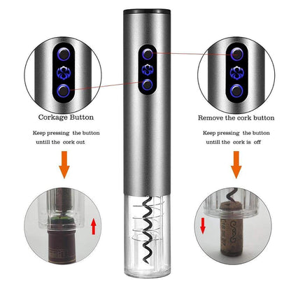Wine Bottle Opener | Open Wine In 6 Seconds Every time - Until Times Up