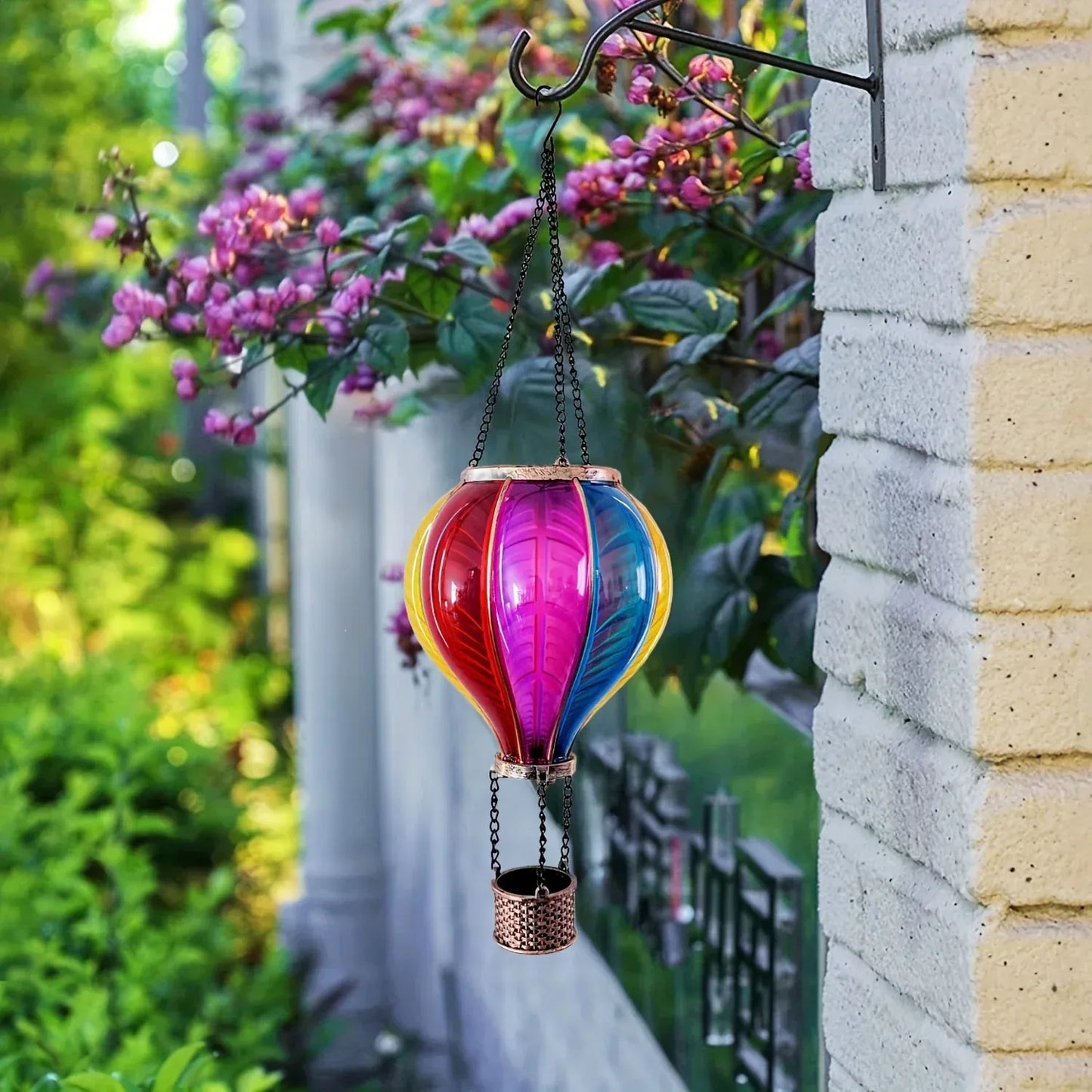 Solar Powered Garden Lantern with Flame Effect - Halri