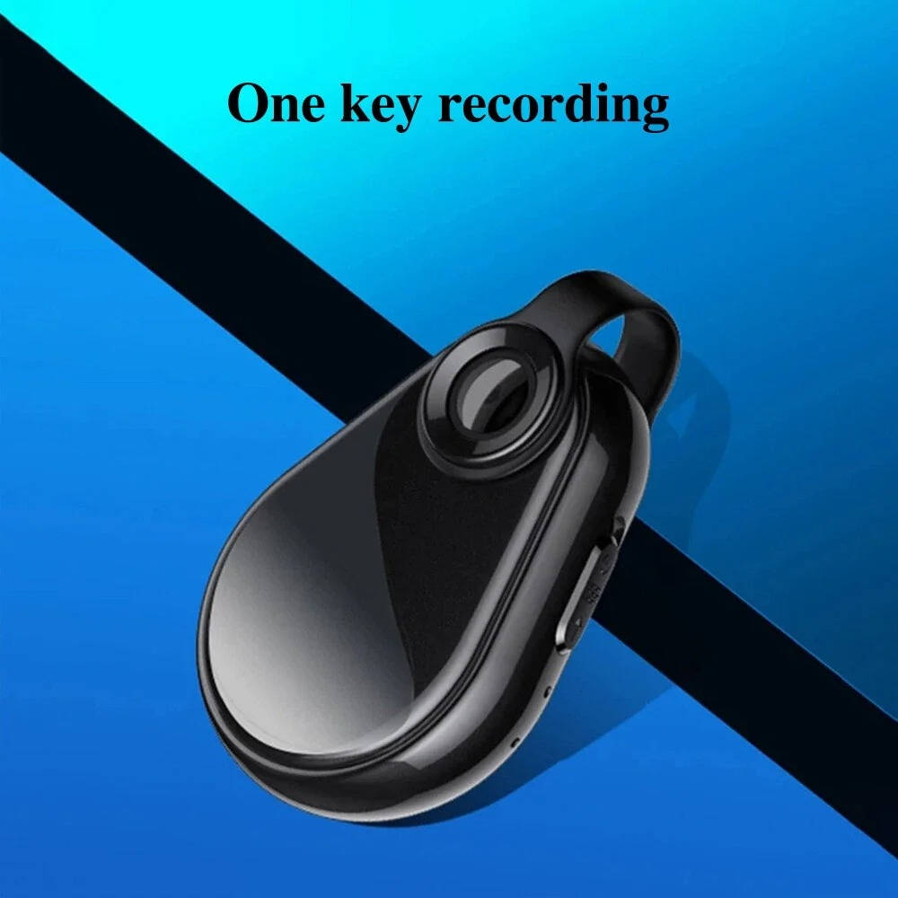 Covert Spy Camera Pendant with Sound Recording