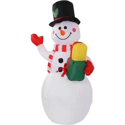 Fun Inflatable Snowman LED Yard Decorations