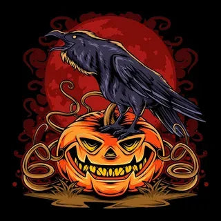 Dark Crow Necklace | Handmade Gothic Jewelry - Halri