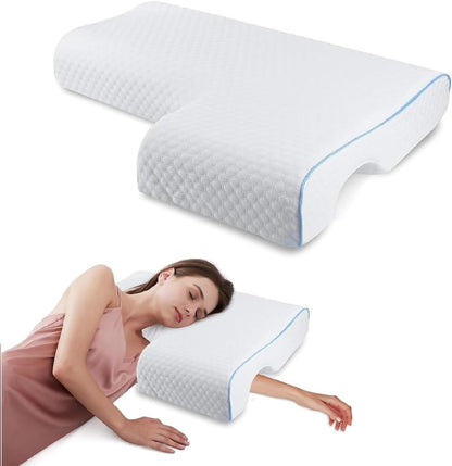 Comfortable Couples Pillow With Snuggle Arm Rest