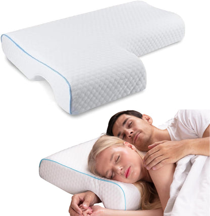 Comfortable Couples Pillow With Snuggle Arm Rest - Halri