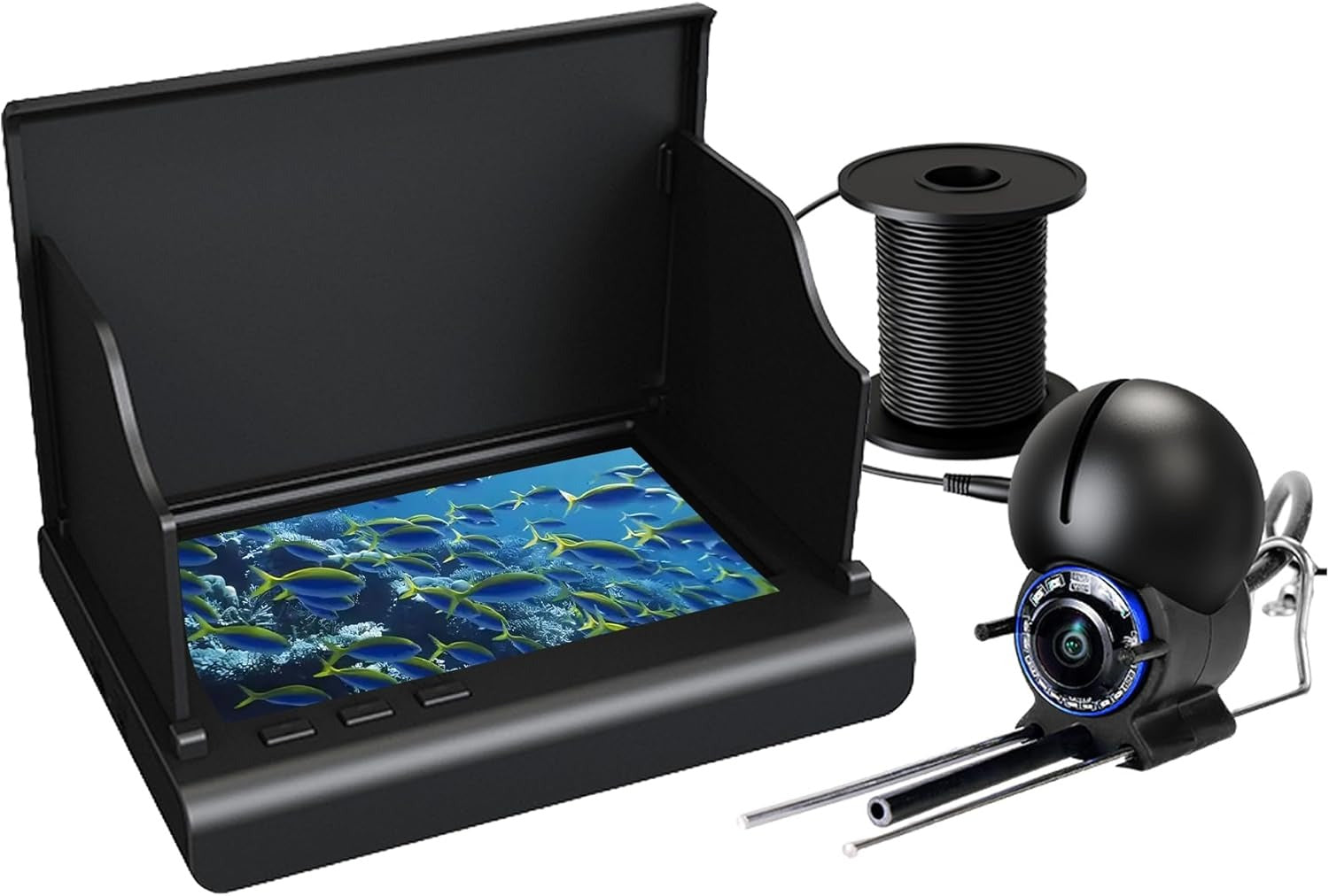 Compact Fishing Camera System with 4.3 LCD Display - Halri