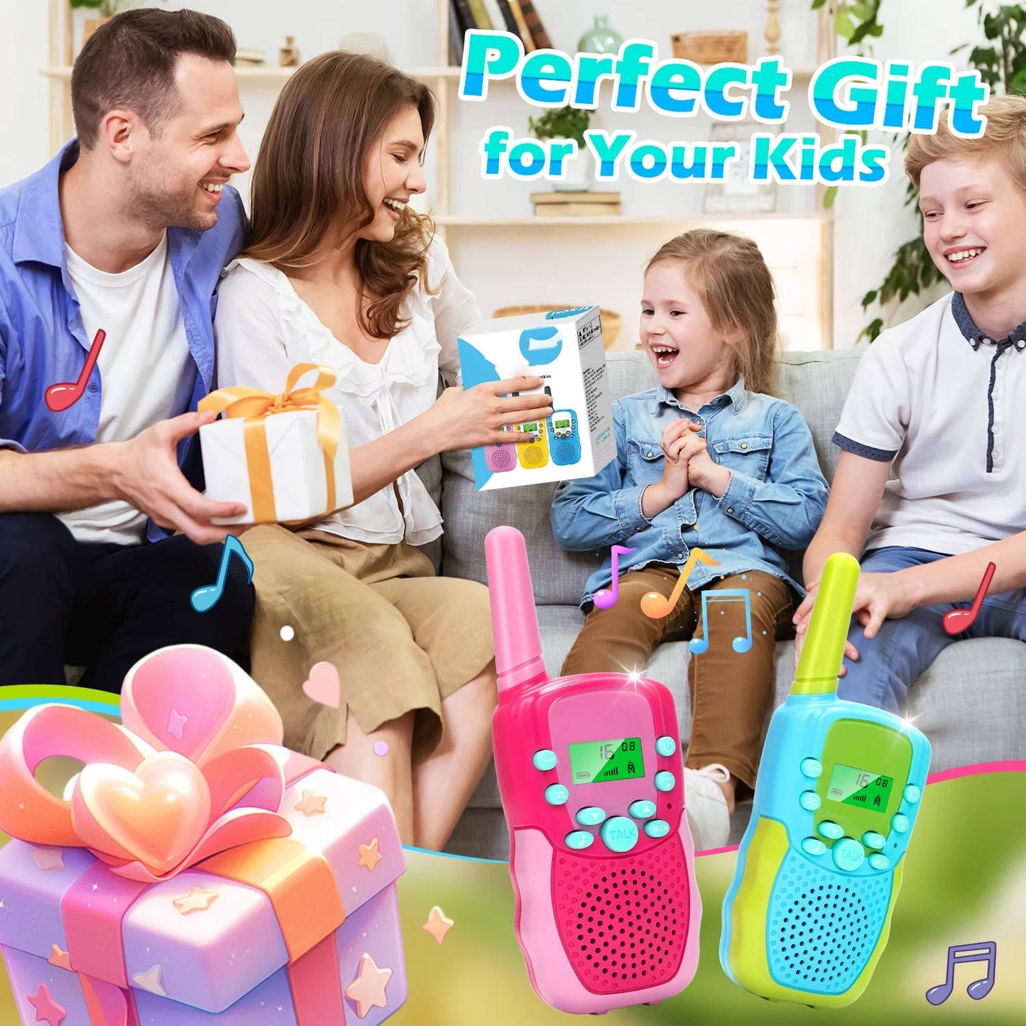 Fun Childrens Handheld Radios (3 Pack)