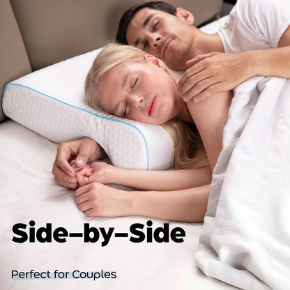 Comfortable Couples Pillow With Snuggle Arm Rest