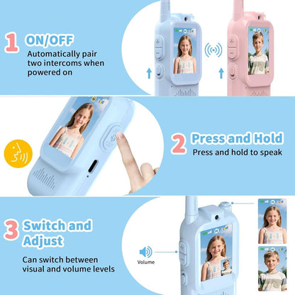 Fun Kids Two Way Radio Set with Video Chat