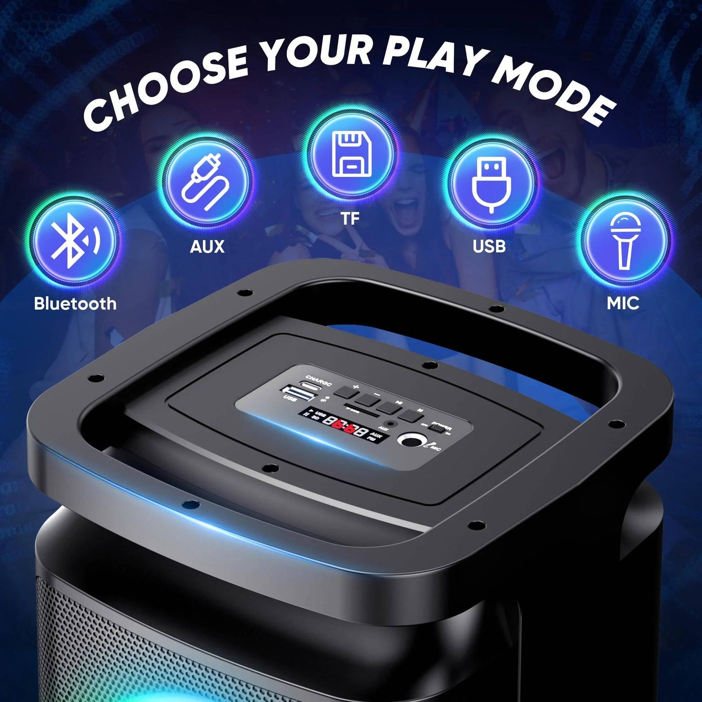 Compact Wireless Speaker With Powerful Sound