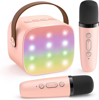 Portable Karaoke System with 2 Microphones - Halri