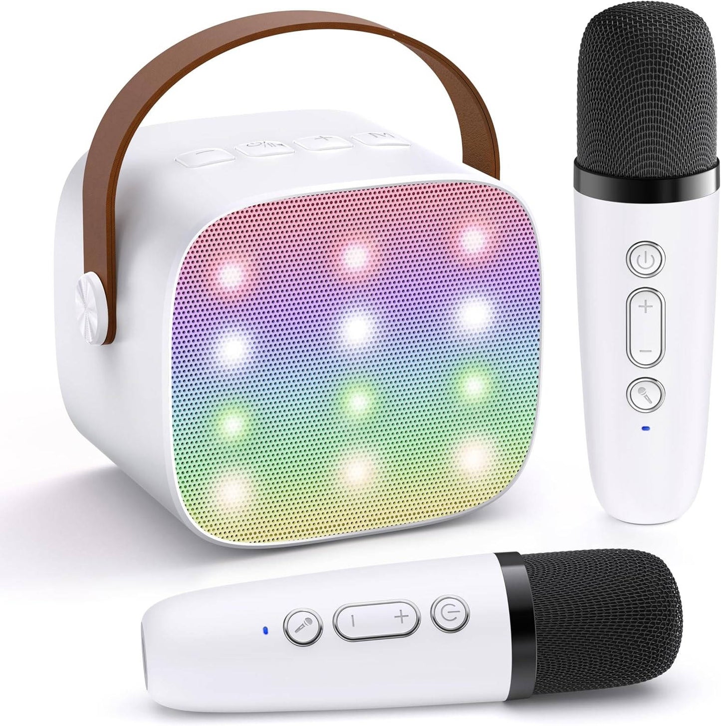 Portable Karaoke System with 2 Microphones