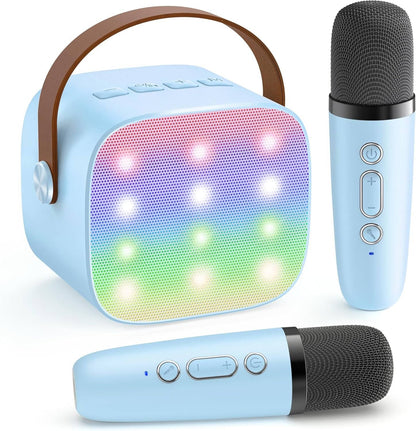 Portable Karaoke System with 2 Microphones