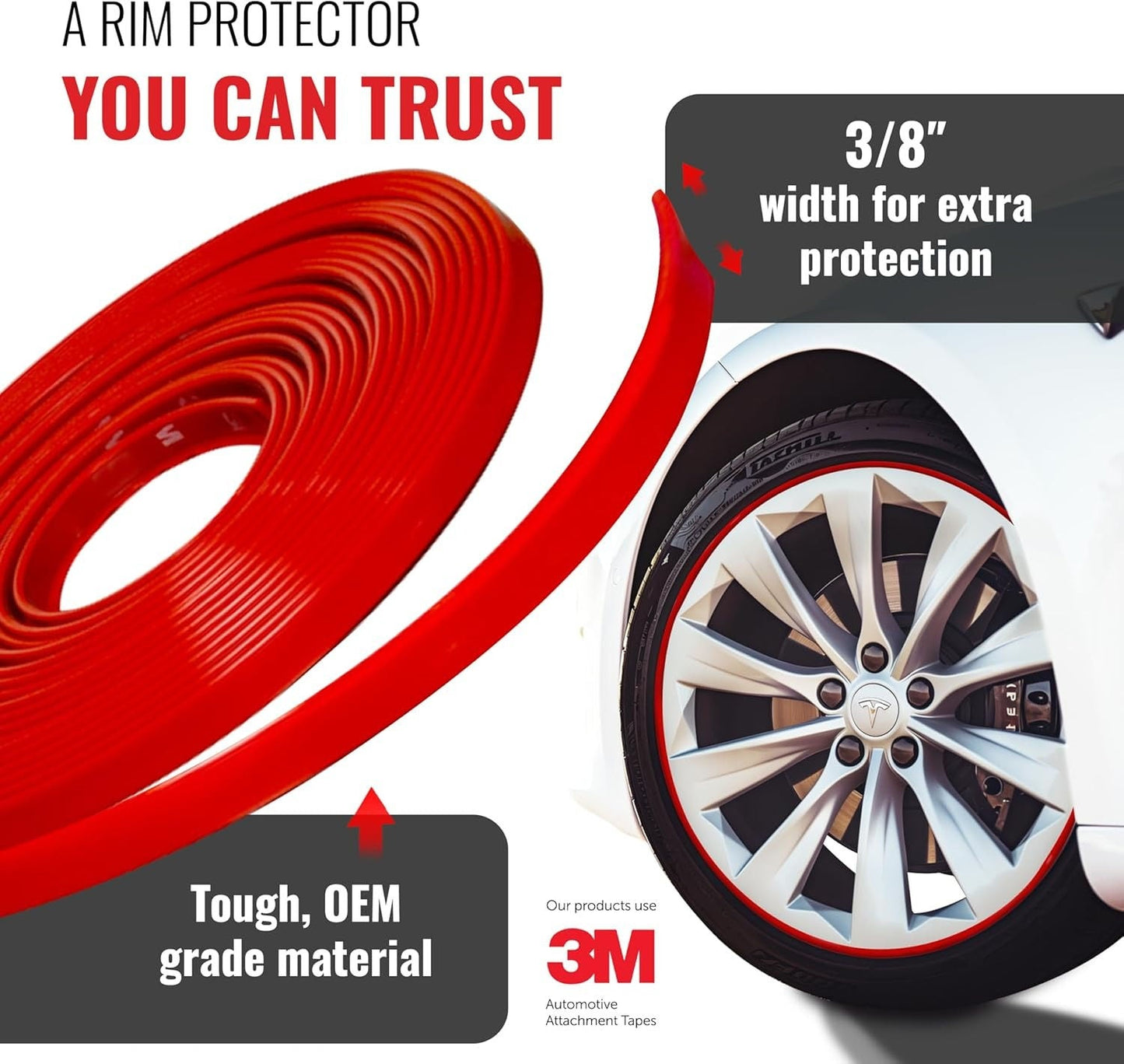 Durable Wheel Rim Guard Protector