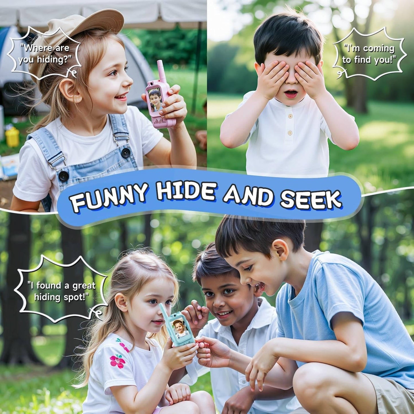Fun Kids Two Way Radio Set with Video Chat
