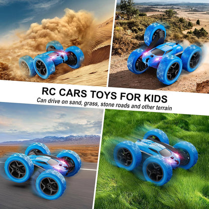 Fun Remote Control Car Toys with Lights and Stunts