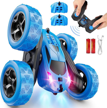 Fun Remote Control Car Toys with Lights and Stunts - Halri
