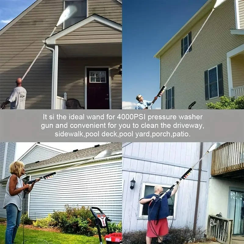 Heavy Duty 4000PSI Extendable Power Washer Wand