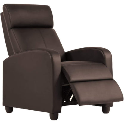 Comfy Leather Living Room Armchair