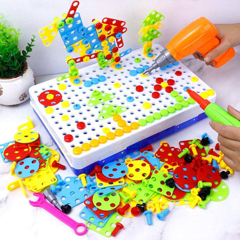 Fun Kids Construction Toy Set 237 Pieces