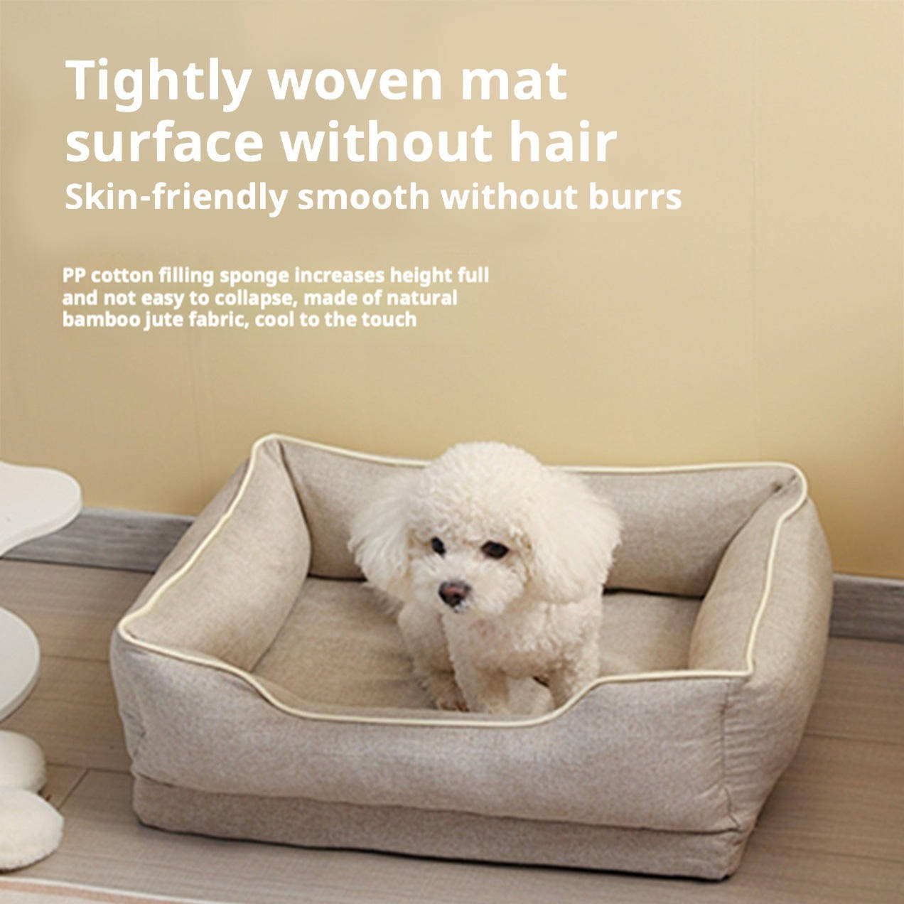 Comfortable Non Slip Pet Car Back Seat Bed