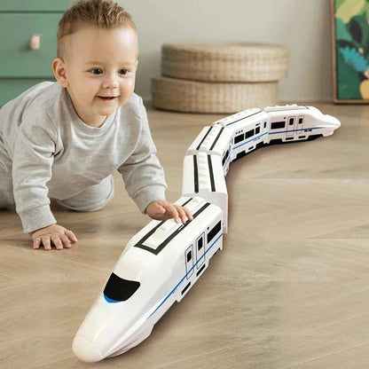 Colorful Kids Train Playset for Little Boys