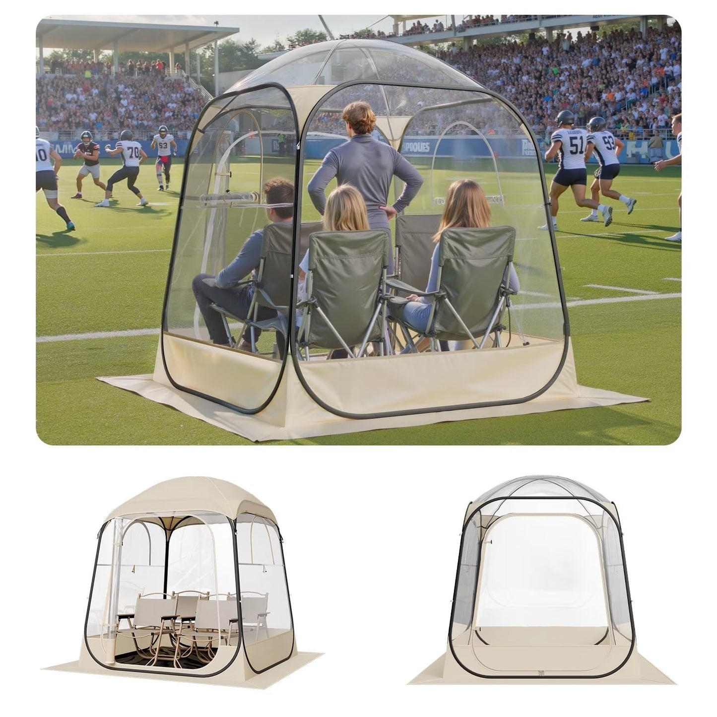 Portable Inflatable Dome Tent