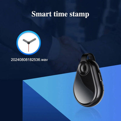 Covert Spy Camera Pendant with Sound Recording