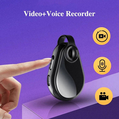 Covert Spy Camera Pendant with Sound Recording