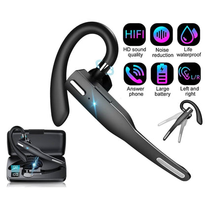 Wireless Bluetooth Headset for Drivers with Mic