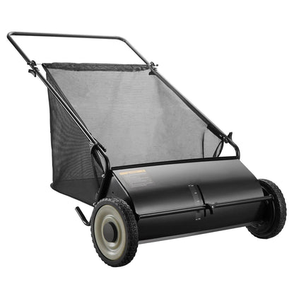 Large Yard Leaf Sweeper 26 Inch Manual Lawn Collector