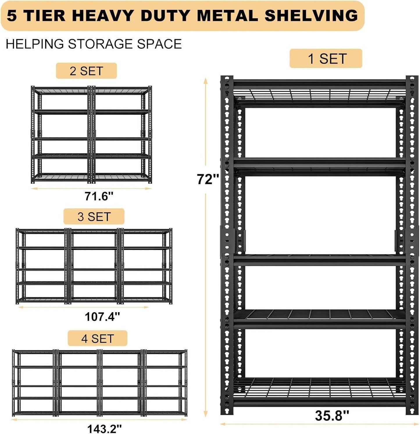 Heavy Duty Utility Storage Rack