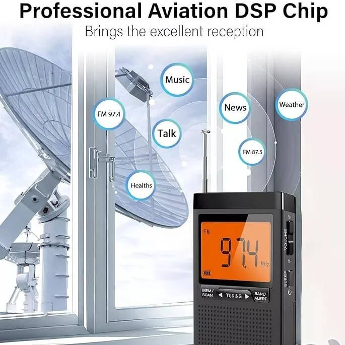 Compact Personal AM FM Radio