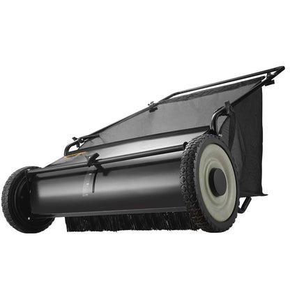 Large Yard Leaf Sweeper 26 Inch Manual Lawn Collector