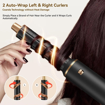 Multi-Function Hot Air Styling Brush with Curler