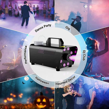 Fog Machine with 13 Color Changing LED Lights