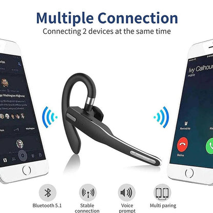 Wireless Bluetooth Headset for Drivers with Mic