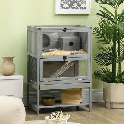 Spacious Pet Hamster Cage With Run And Toys