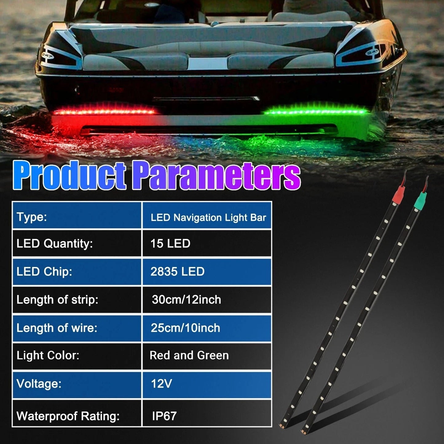 Marine Color Changing LED Strip Lights