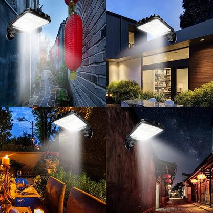 3 Pack Solar Powered Motion Lights Outdoor LED