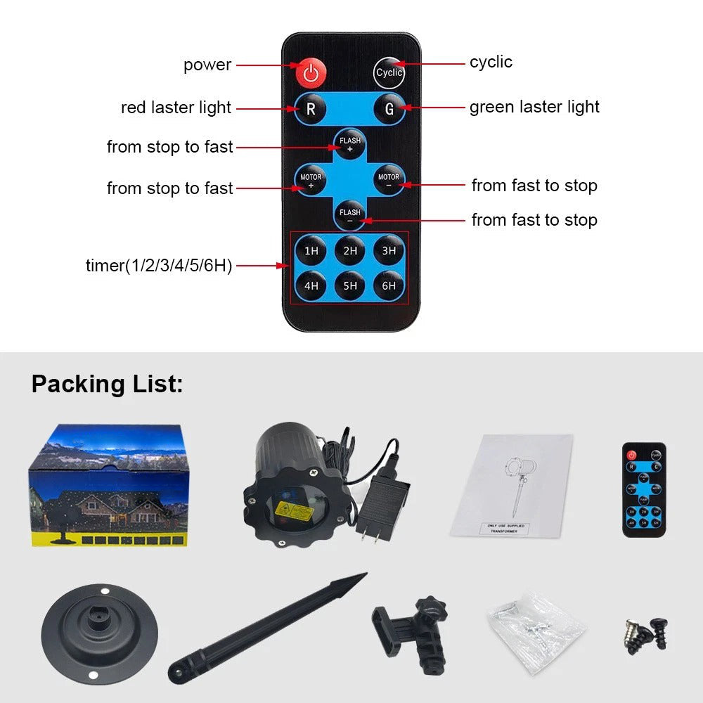 Holiday Laser Light Projector