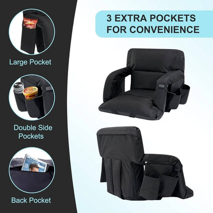 Comfortable Heated Folding Stadium Seat Cushion