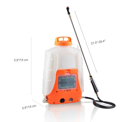 Portable 4 Gallon Pump Sprayer with Adjustable Pressure