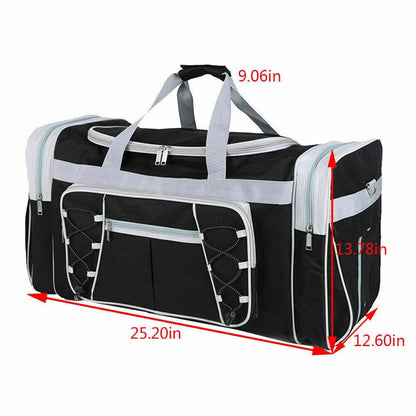 Big Spacious Duffle Bag: Waterproof Travel Bag With Strap