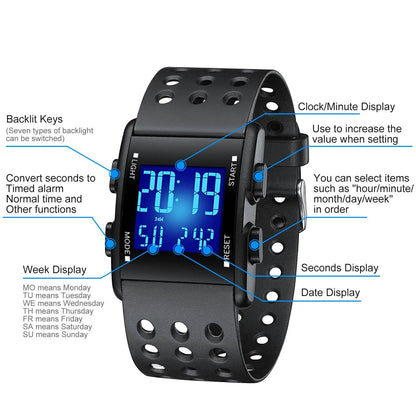 Men's Waterproof Fitness Watch