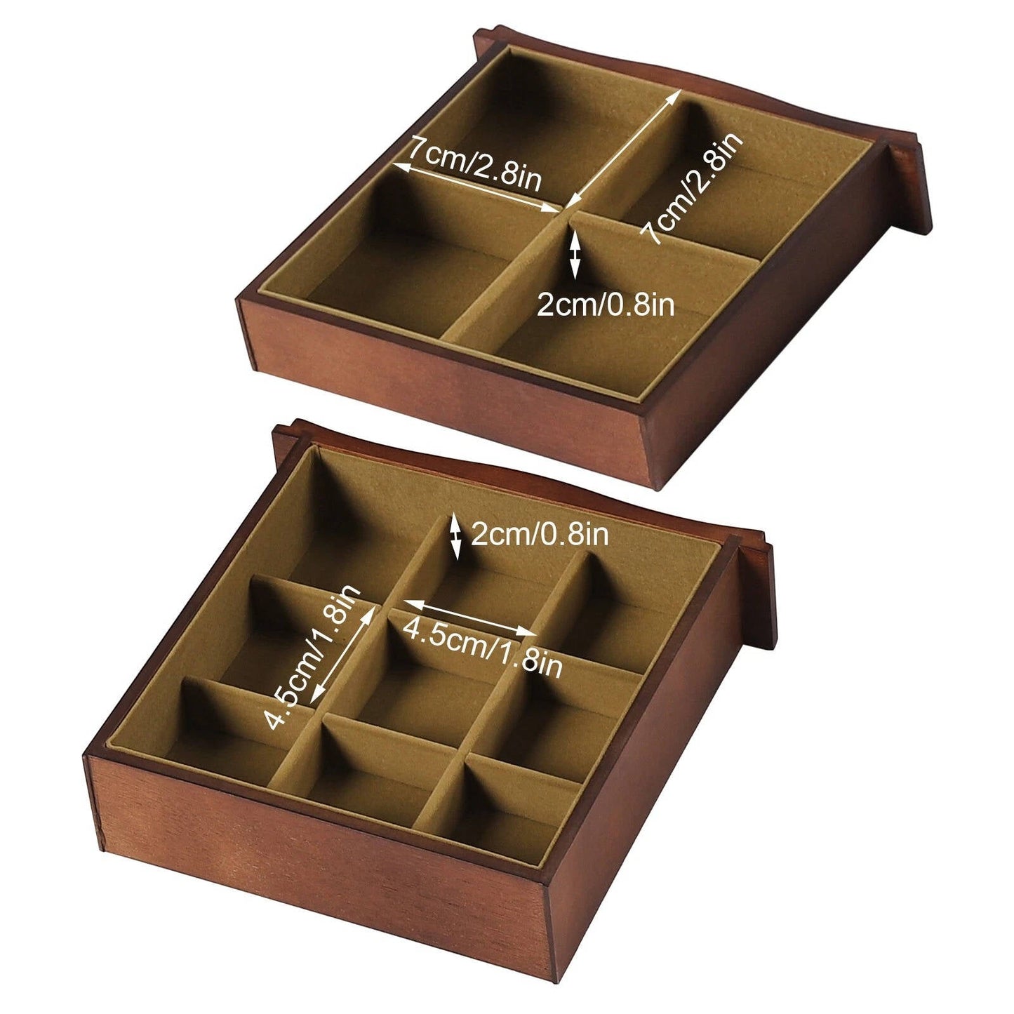 Deluxe Jewelry Storage Case with Mirror and Drawers