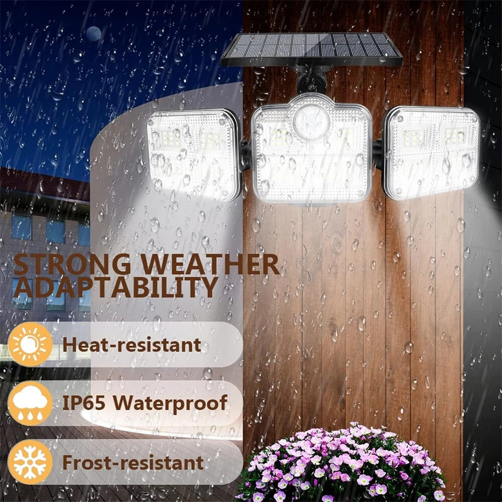 Bright Outdoor Solar Powered Motion Sensor Lights