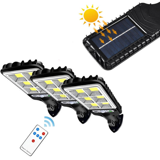 3 Pack Solar Powered Motion Lights Outdoor LED - Halri